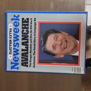Vintage Newsweek Magazine, November 1984, Reagan Election special edition